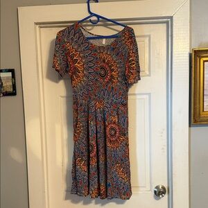 Colorful Patterned Women's Dress